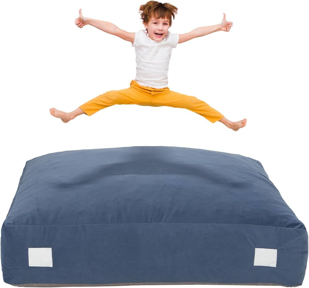 Upgraded Crash Pad for Kids Sensory with Handle,Soft Foam Blocks - Crash Pads for Autistic Childr... | Amazon (US)