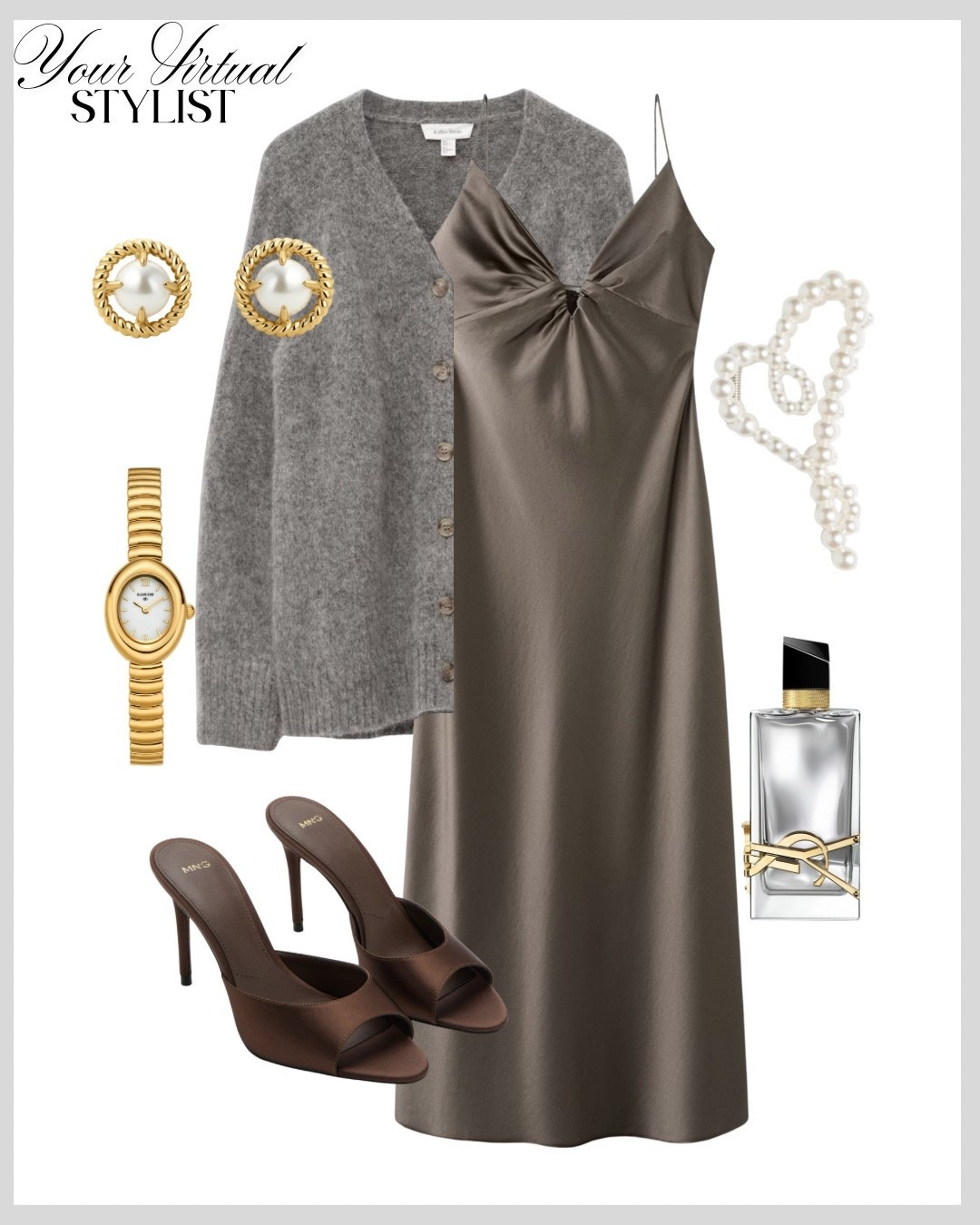 Chic and comfy look with a satin dress✨🥂

#LTKpartywear #LTKdresses #LTKfestive