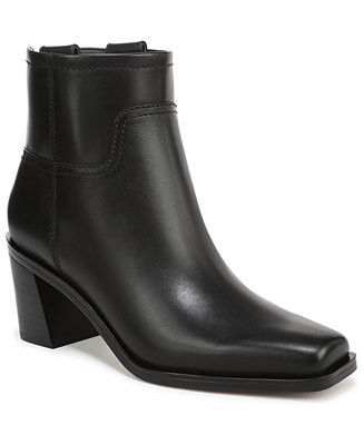 Franco Sarto Women's Ivanna Square Toe Pull On Short Boots - Macy's | Macy's