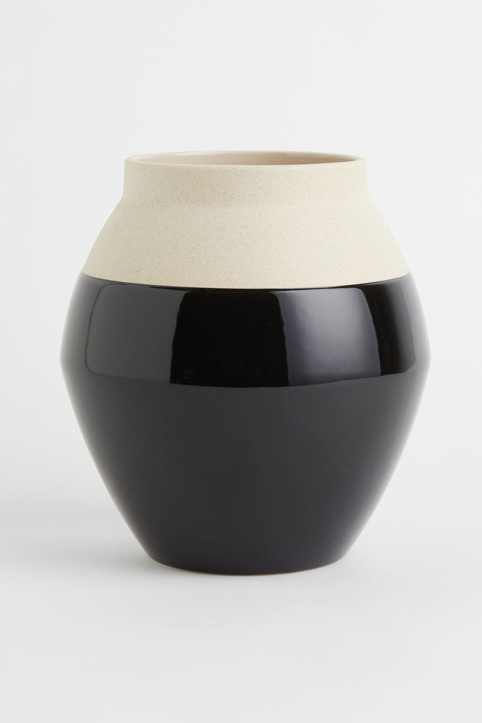 New ArrivalGlazed stoneware vase. Height 21 cm. Diameter at the top 11.5 cm. Diameter at the base... | H&M (US + CA)