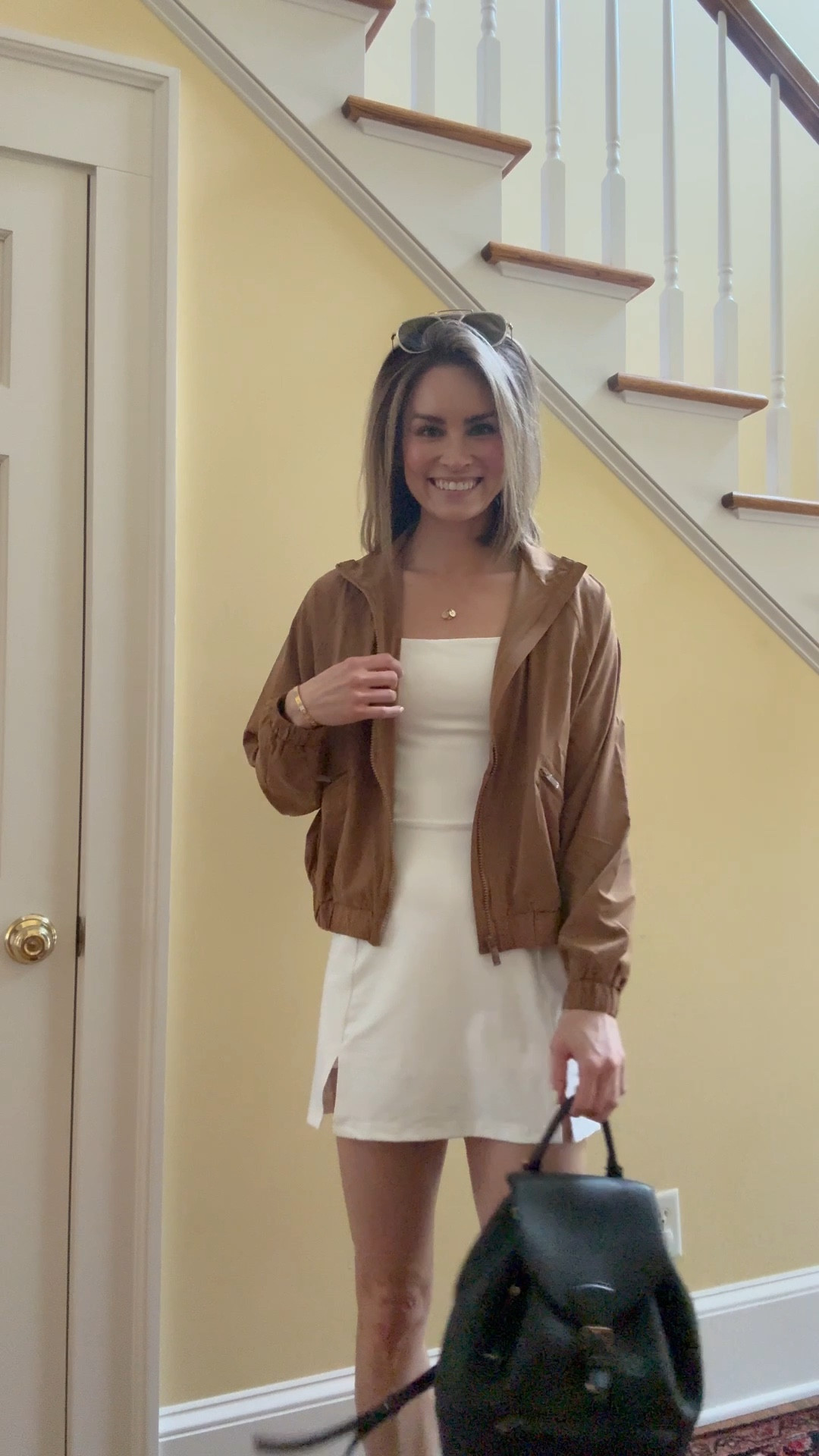 Classic athleisure dress and jacket for golf, tennis, or running errands! ⚪️

#LTKSeasonal #LTKFamily #LTKActive