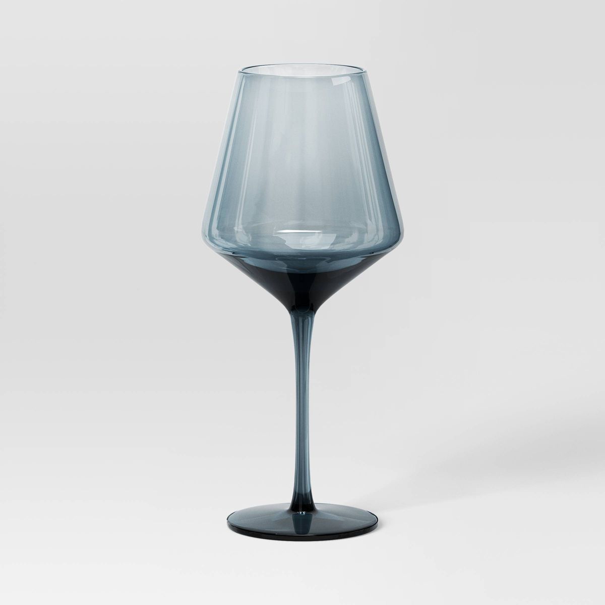 19.6oz Stemmed Wine Glass Blue - Threshold™ | Target