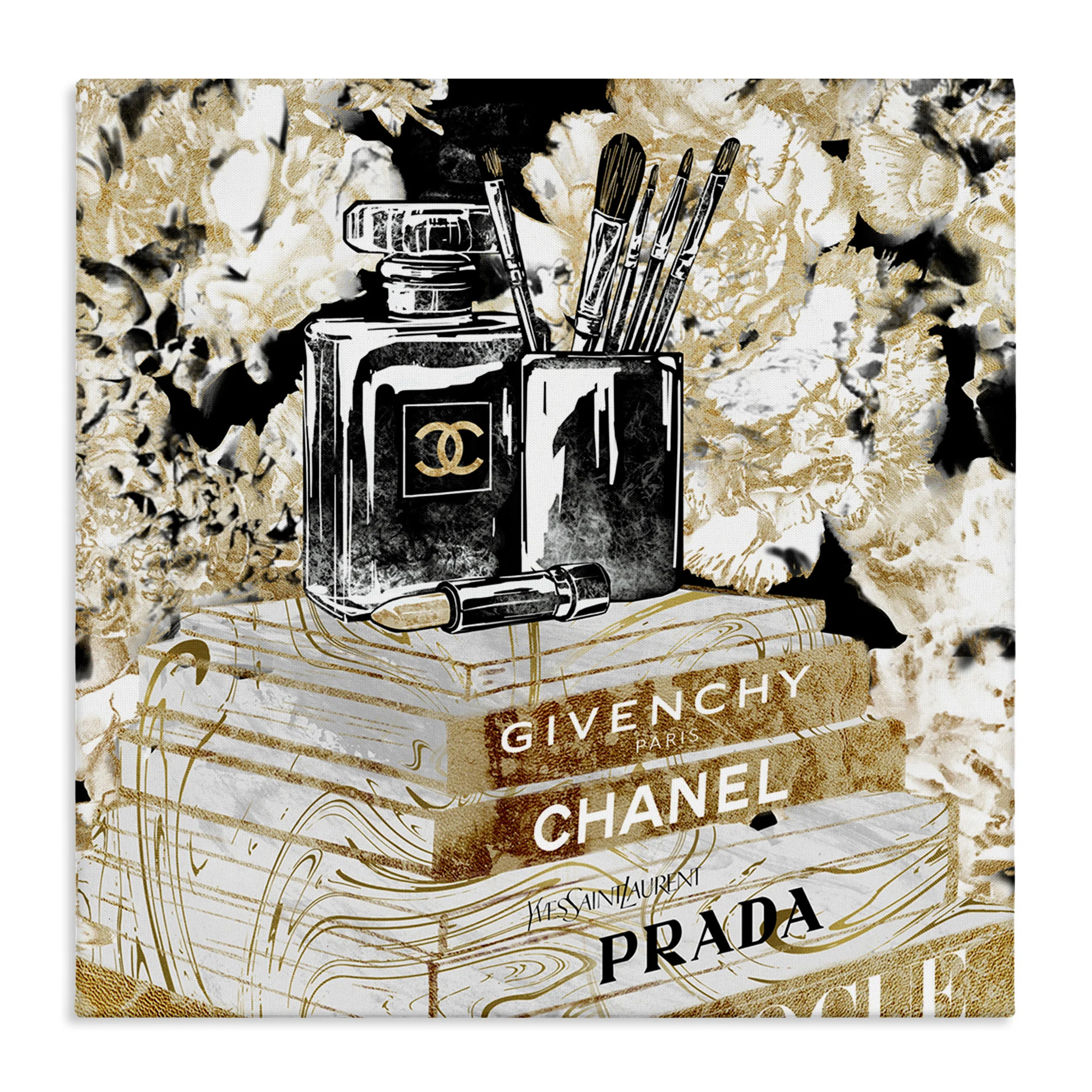 Stupell Industries Glam Designer Accessories Women's Fashion Book Detail by Ziwei Li - Graphic Ar... | Wayfair North America