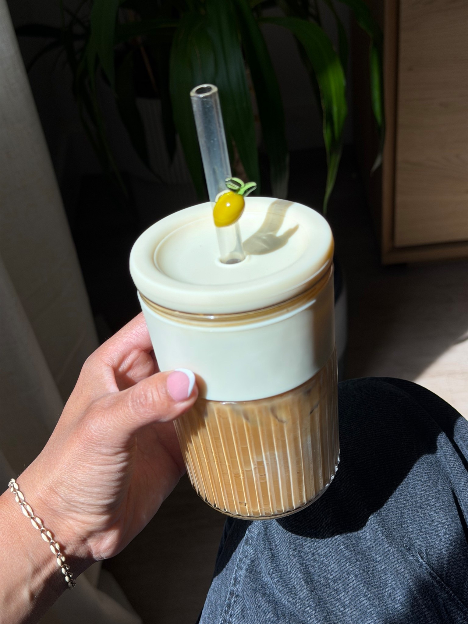 cutest to-go cup for my coffee! Came in a two pack and use one for my nightstand 🤭it’s the little things 