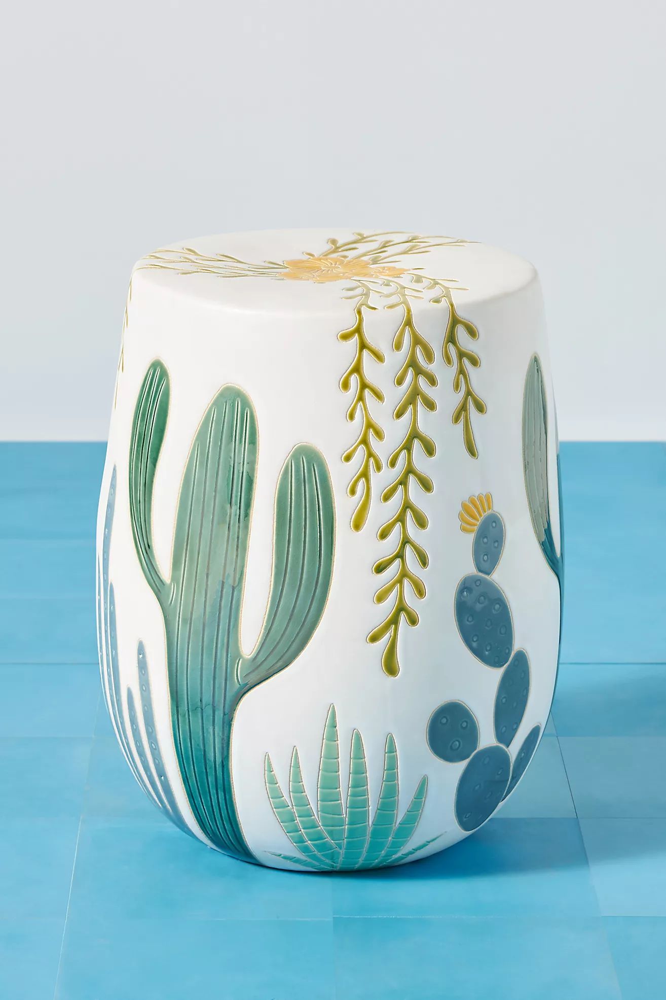 Saguaro Ceramic Side Table | Anthropologie (US)