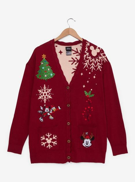 Disney Minnie & Daisy Holiday Women's Cardigan - BoxLunch Exclusive | BoxLunch