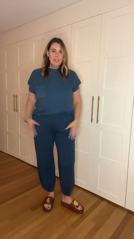 Turns out this free people Freya lookalike set has been my favorite outfit this entire trip! comes in 18 colors and is less than $45 (rather than $118!). Same fabric and fit is TTS. I’m 14-16 in XL 

#LTKover40 #LTKVideo #LTKfindsunder50