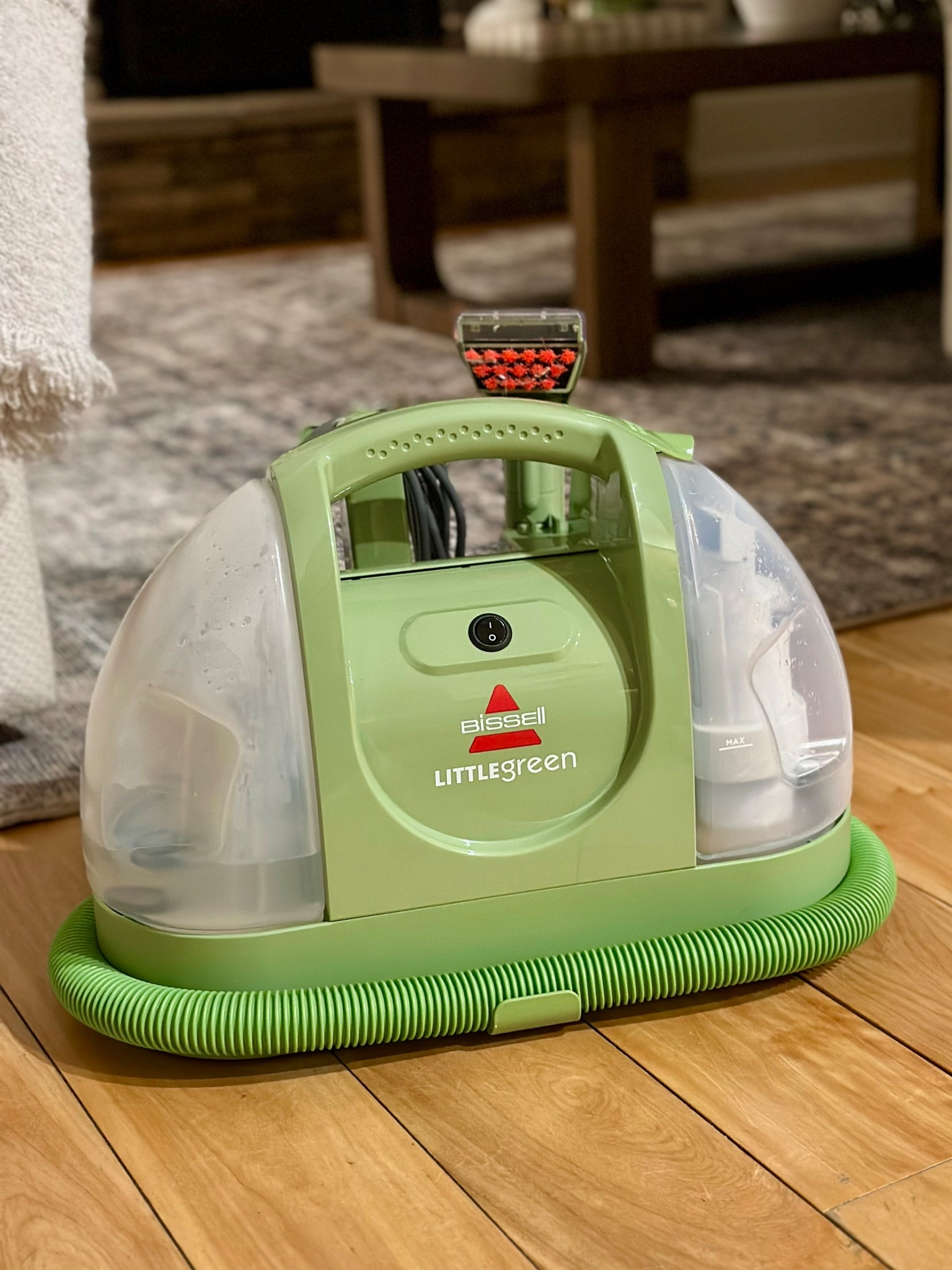 This little spot cleaner actually works ! I have had it since October 2024 and finally opened it today to clean a spot on the carpet. Worked amazing and I was shocked ! 

#LTKHome