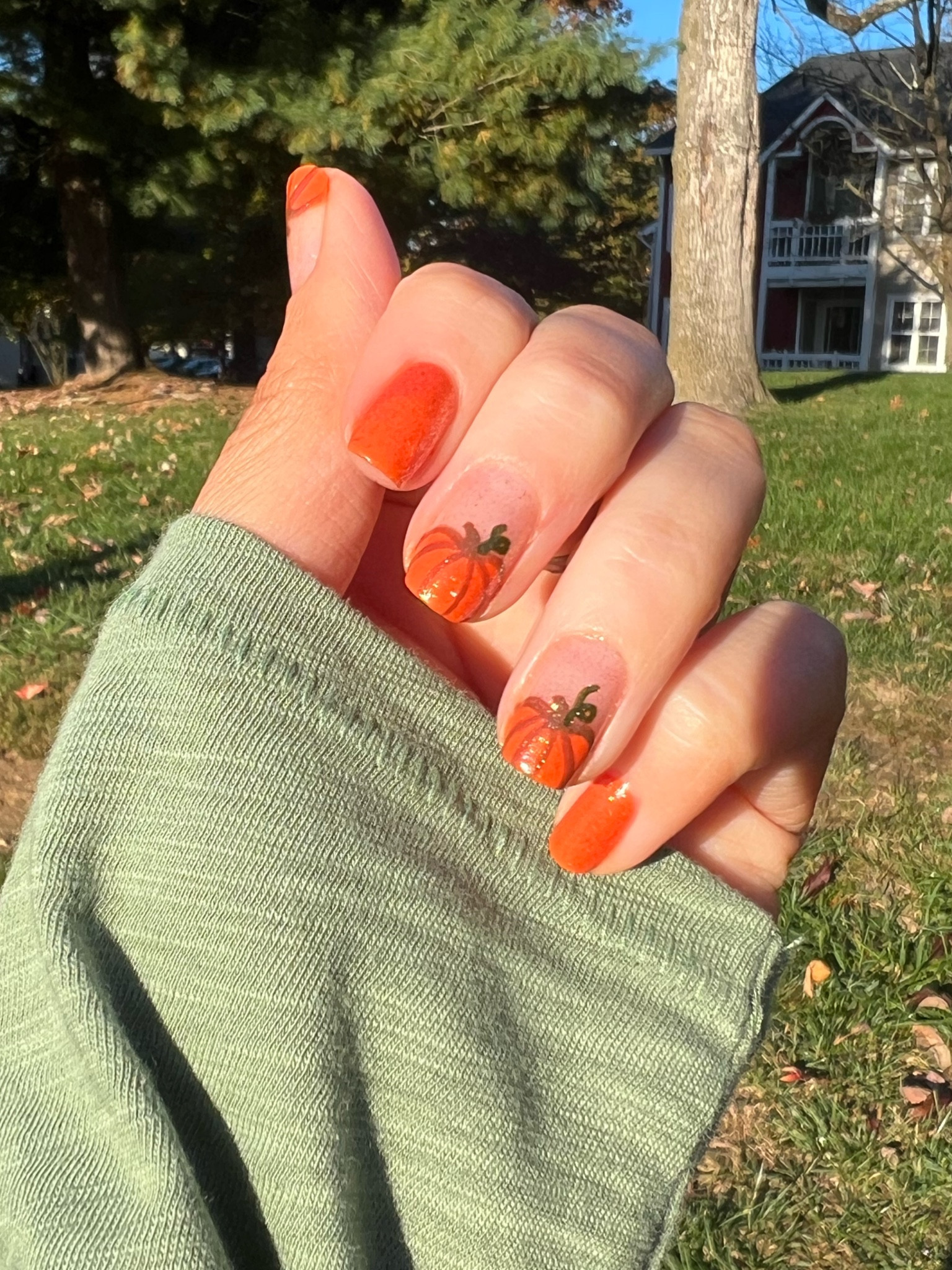 Fall nail art 🧡🎃

#LTKSeasonal #LTKbeauty #LTKCyberweek