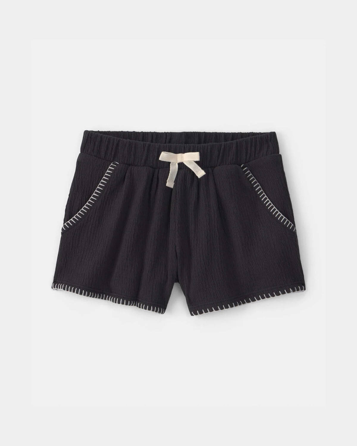 Toddler Girl Crinkle Shorts - Black | Carter's | Carter's Inc