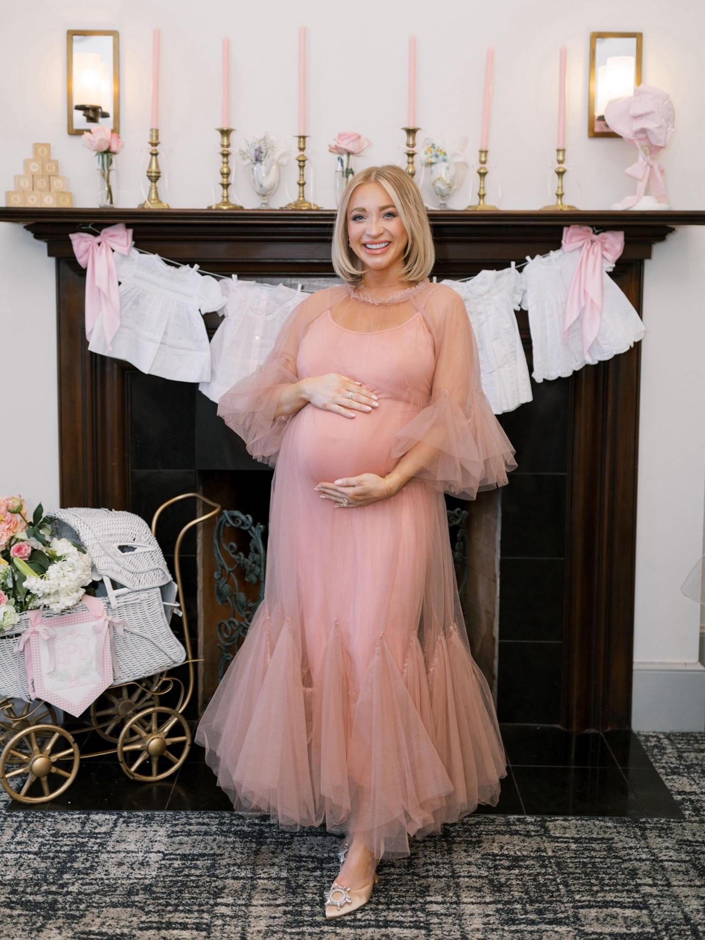 Sweetest baby shower outfit for our sweet girl 🩷🎀🤰🏼comes in blue as well! I am wearing the glory star brand slip and just but the bottom off. Perfect pink!

maternity dress, shower dress, baby girl, baby boy 

#LTKwedding #LTKbump