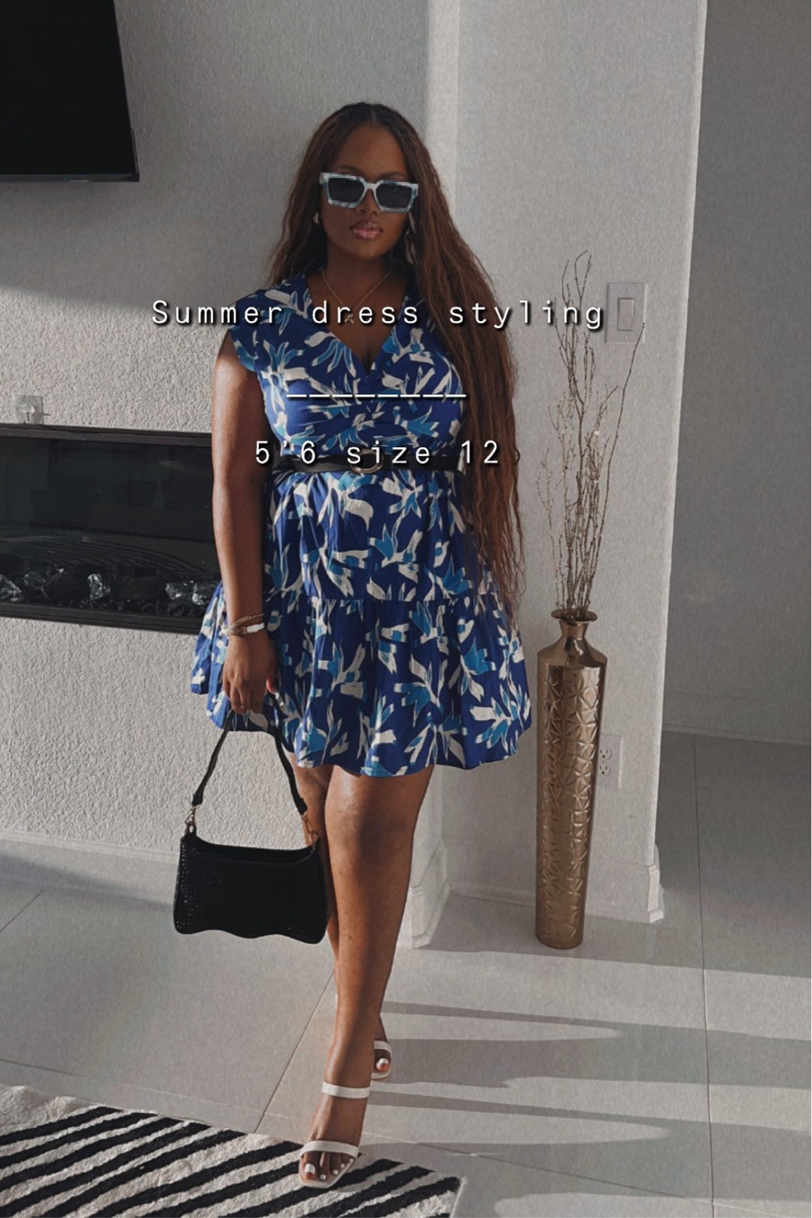 @hillaryapugo_  accessories will always elevate a basic outfit! Styling your outfits vs just wearing them always makes a huge difference, follow for more styling tips, and you can shop these accessories through my @shop.ltk  link in bio! ✨ 

how to style basics #summeroutfits #midsizestyle #elevatedbasics #summerdress