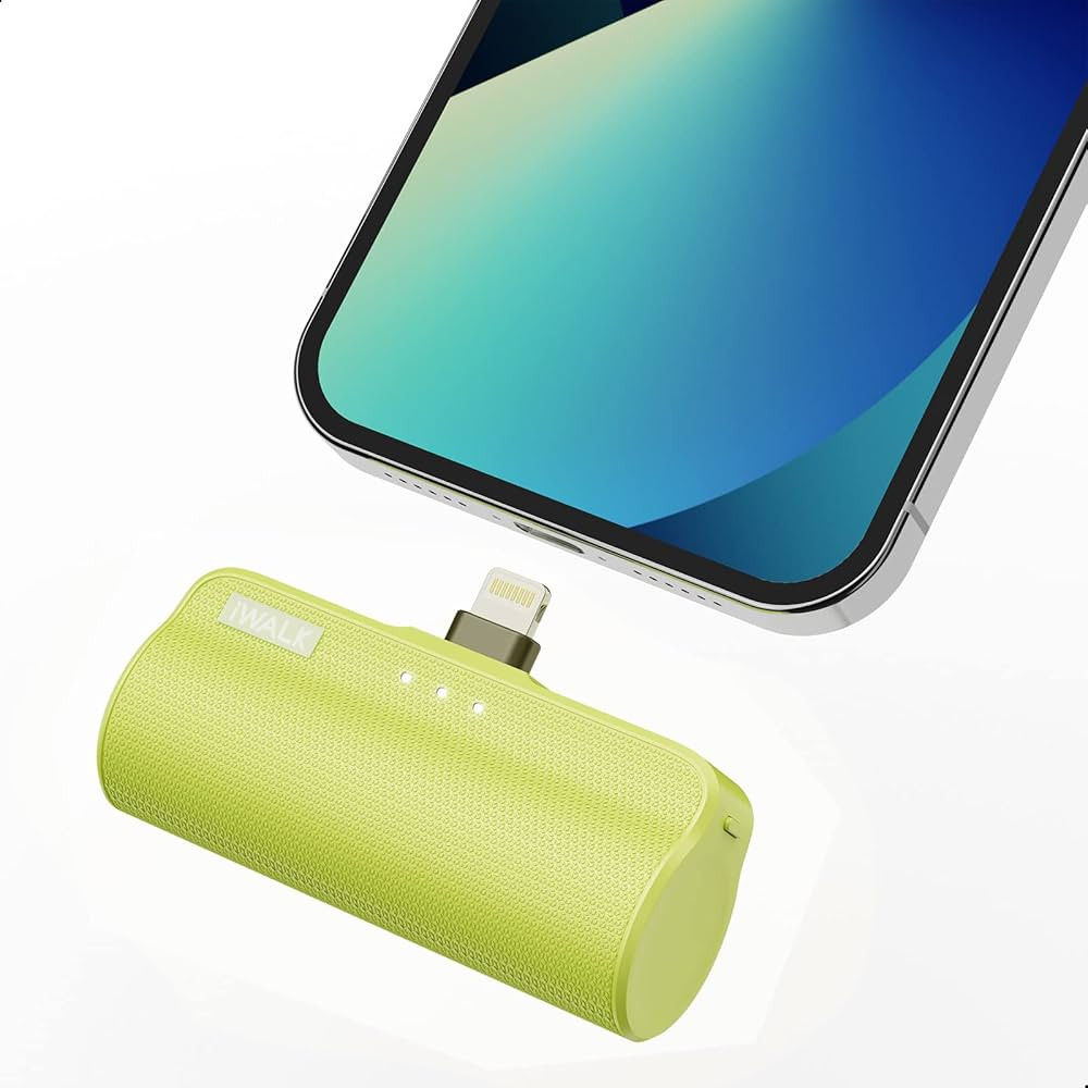 iWALK Mini Portable Charger for iPhone with Built in Cable, 3350mAh Ultra-Compact Power Bank Smal... | Amazon (US)