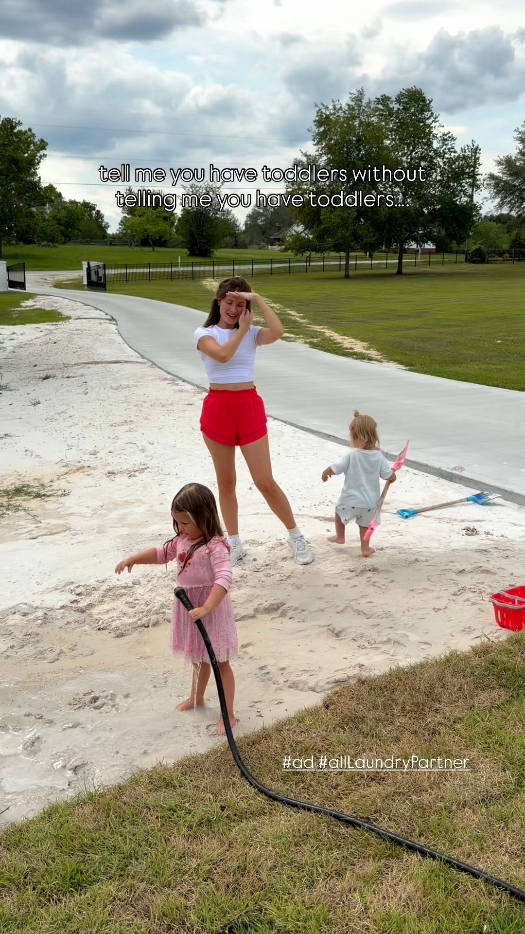 #ad Anyone else feel like their toddlers treat getting dirty like it’s a full-time job? Because my kids LOVEEE getting dirty!! And since I’m basically doing laundry on repeat… this is what I always reach for! We’ve been using @All_laundry free clear for months and I genuinely love it because it gets their messy little clothes clean while still being gentle on sensitive skin. It’s free of dyes and perfumes, which I prefer for my little ones. Because between dirt, snacks, and toddler chaos, laundry is happening whether you like it or not. @target #TargetPartner #sensitiveskin #skincare #laundry#allLaundryPartner