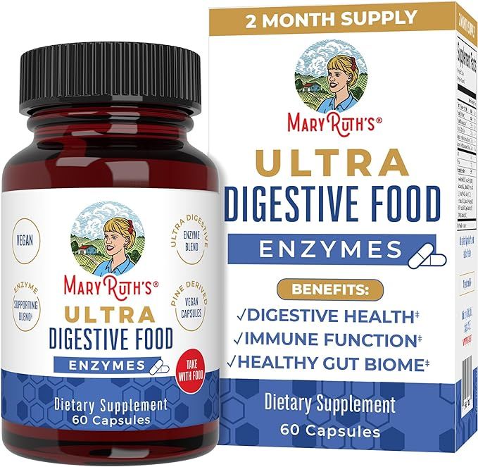 MaryRuth Organics Ultra Digestive Enzymes Capsules | Up to 2 Month Supply | Supplement for Gut He... | Amazon (US)
