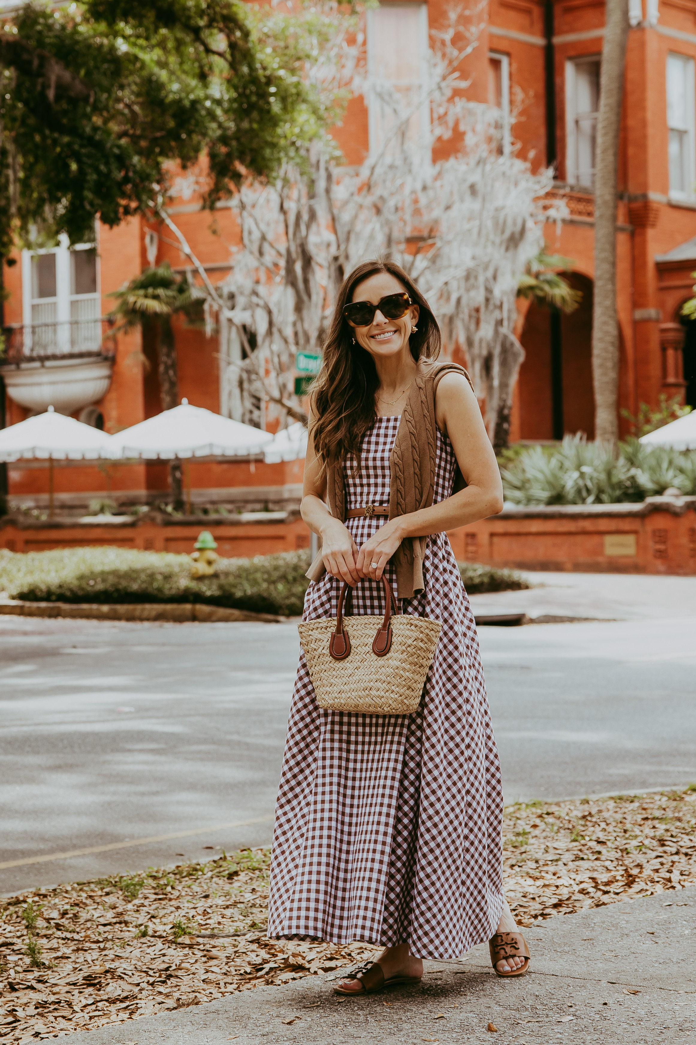 Gingham Dress, Savannah, Weekend Getaway outfit 

 #LTKootd #LTKTravel