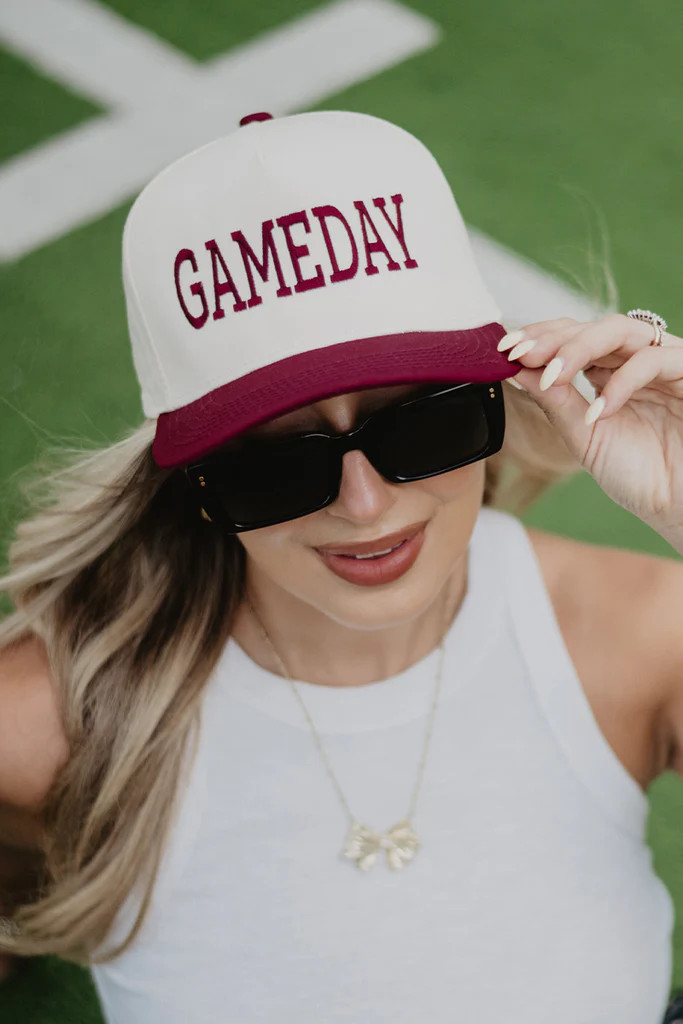 GAMEDAY Two-Toned Vintage Hat | Katydid.com