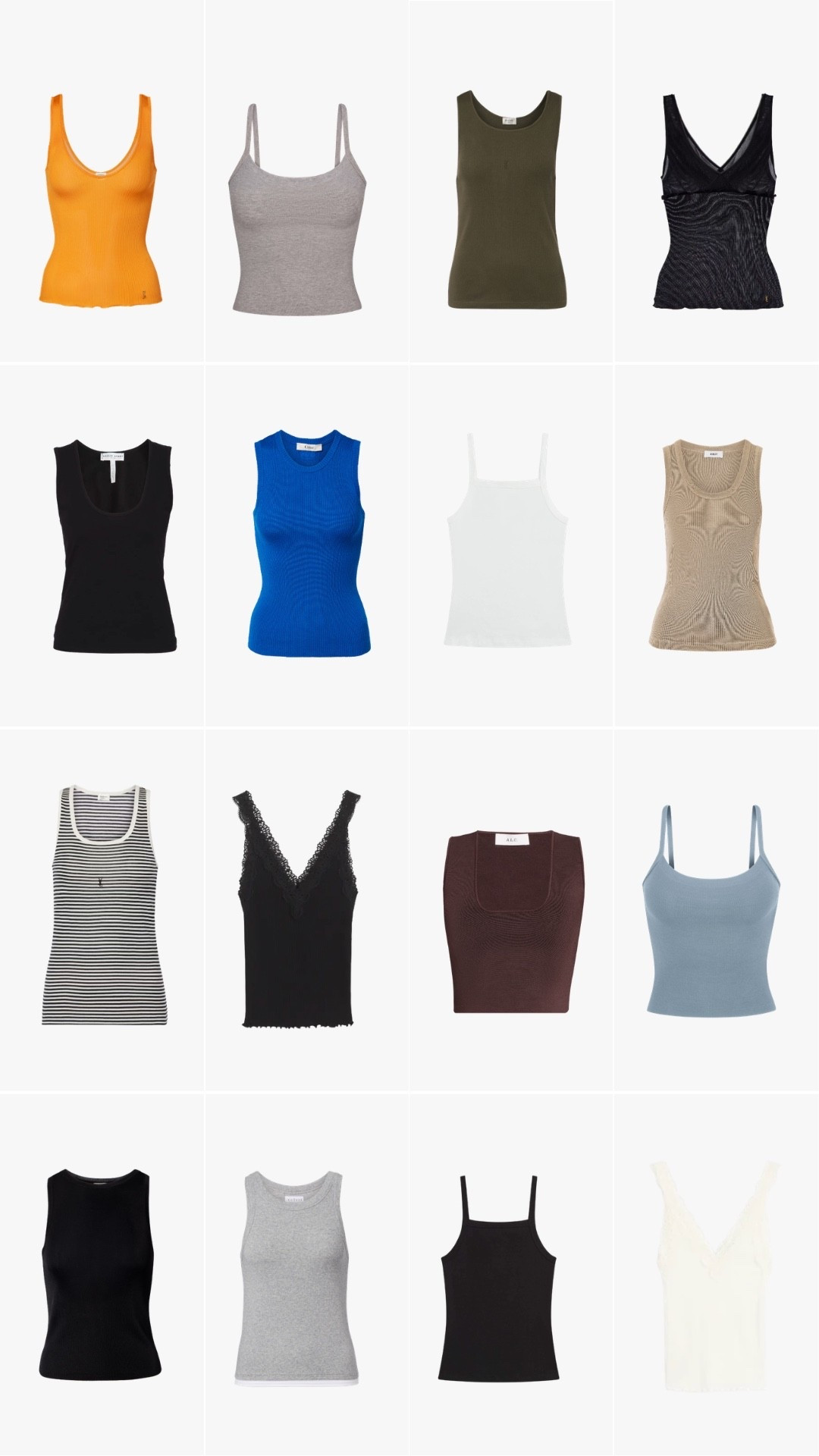 Tank tops