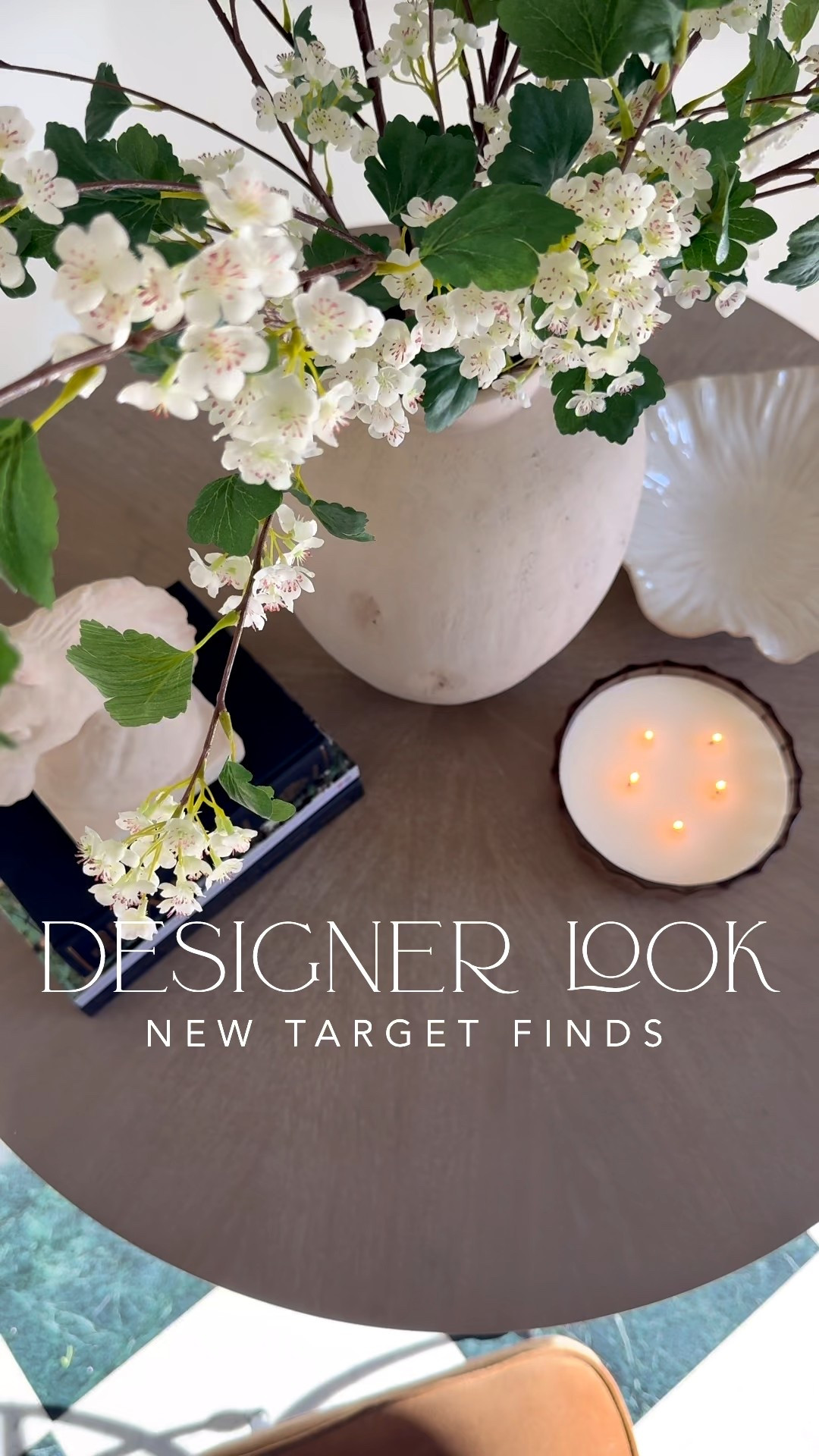 The prettiest designer look new Target home decor finds! I used 7 total stems in this gorgeous large pottery inspired vase 🤩

#LTKSaleAlert #LTKFindsUnder50 #LTKHome