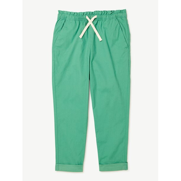 Free Assembly Girls Pull-On Dock Pants, Sizes 5-18 | Walmart (US)