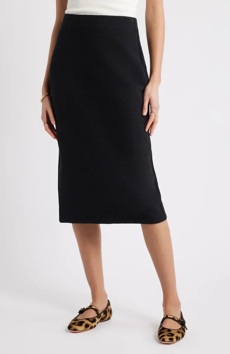 Ottoman Knit Midi Skirt | Nordstrom