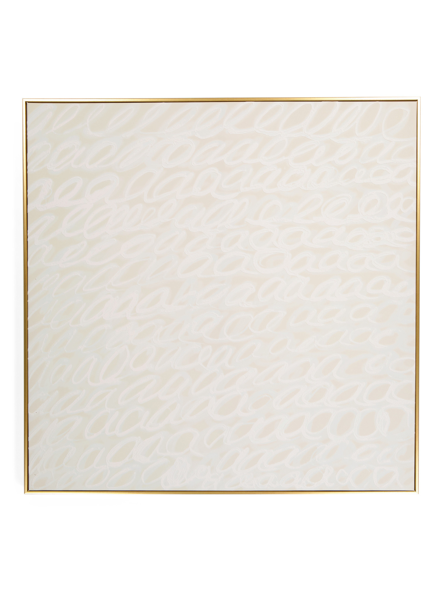 30x30 Loop Language Gold Framed Wall Art | TJ Maxx