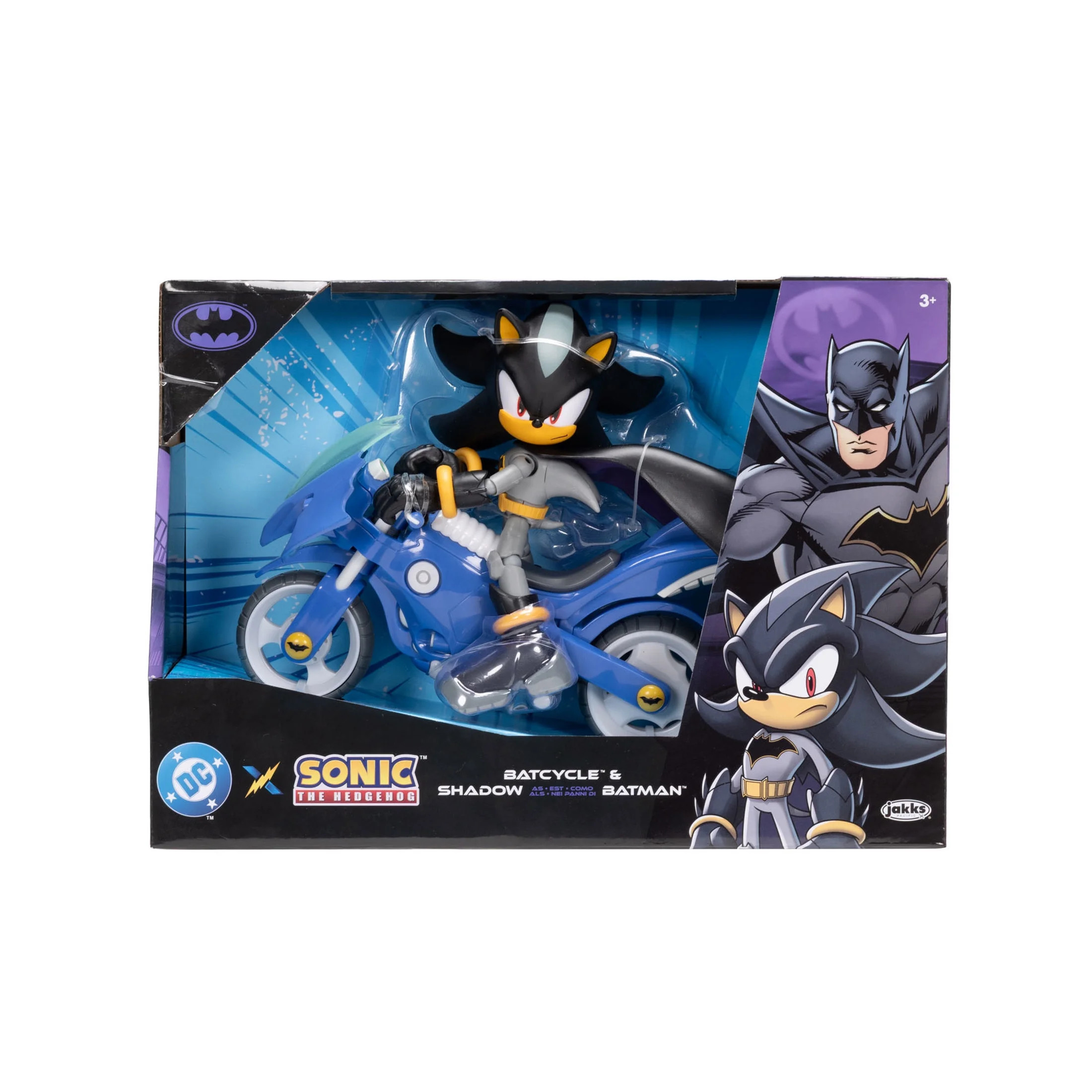 Sonic X DC Shadow as Batman 5 Inch Scale Action Figure with Batcycle Vehicle | Walmart (US)