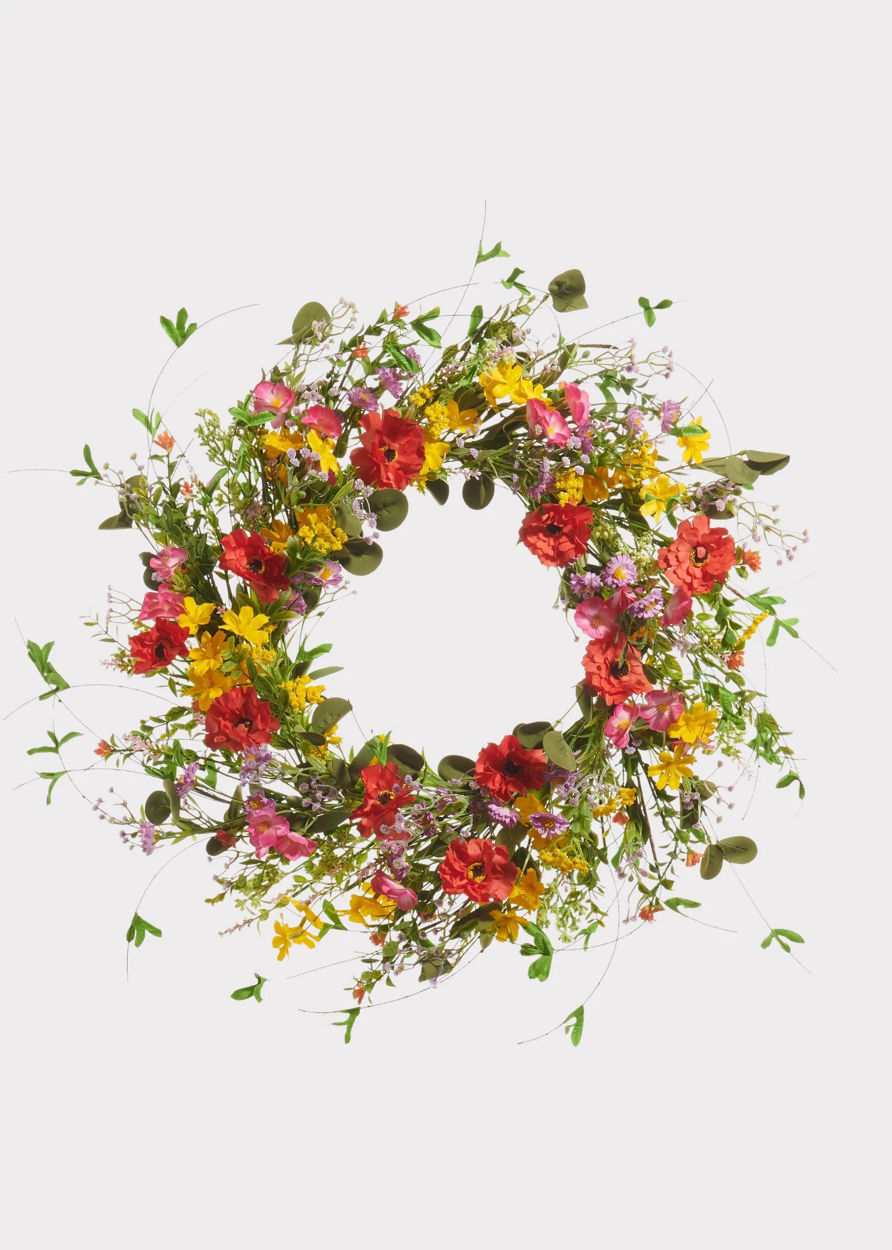 Colorful Floral Wreath | Artificial Spring Wreaths at Afloral | Afloral