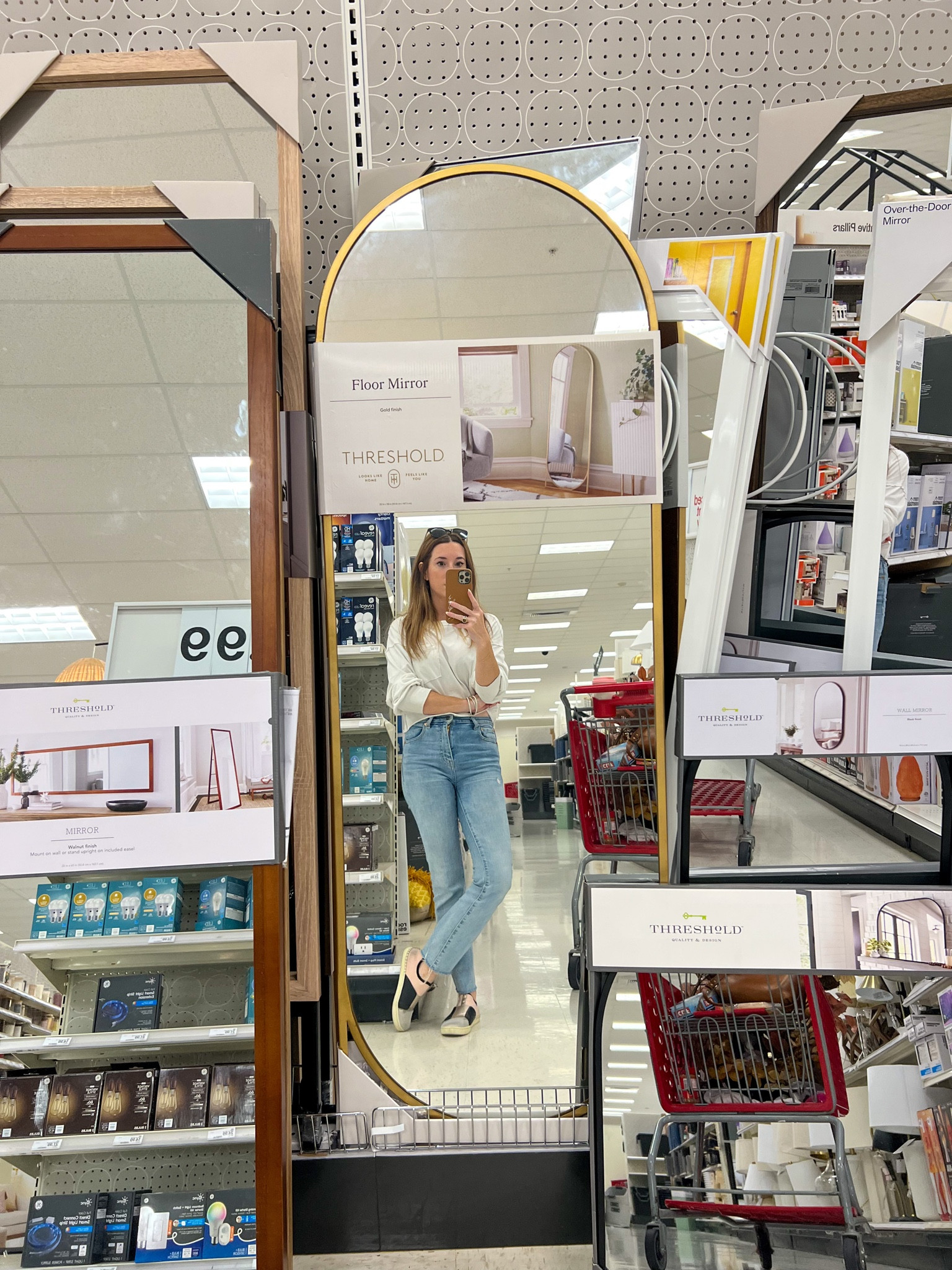 Mirrors at Target! Mirrors can make a small space feel larger and more open. I like to put a full length mirror in every - some of these are great fits even for dorm rooms, apartments, etc!





#LTKstyletip #LTKhome