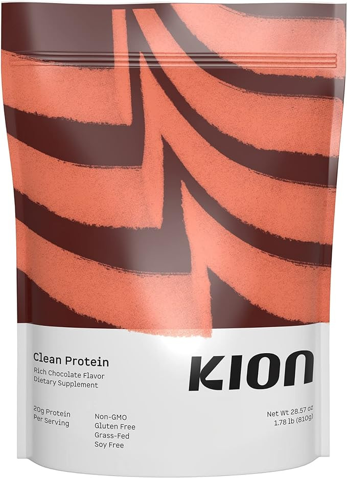 Kion Clean Protein | Grass-Fed & Pasture-Raised Whey Isolate Protein Powder | Rich Chocolate | 30... | Amazon (US)