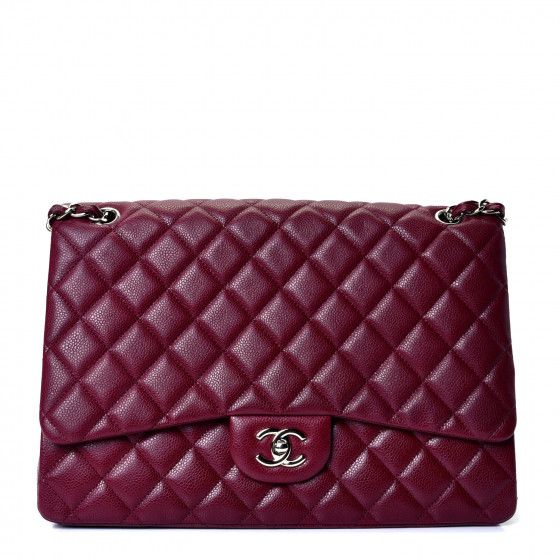CHANEL

Caviar Quilted Maxi Single Flap Red | Fashionphile