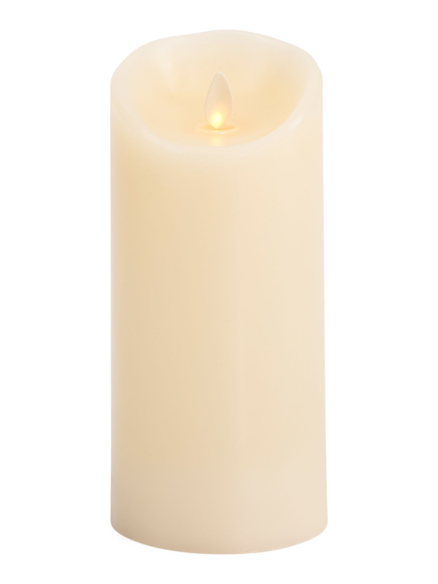 6.5in Led Scalloped Edge Moving Flame Candle | TJ Maxx