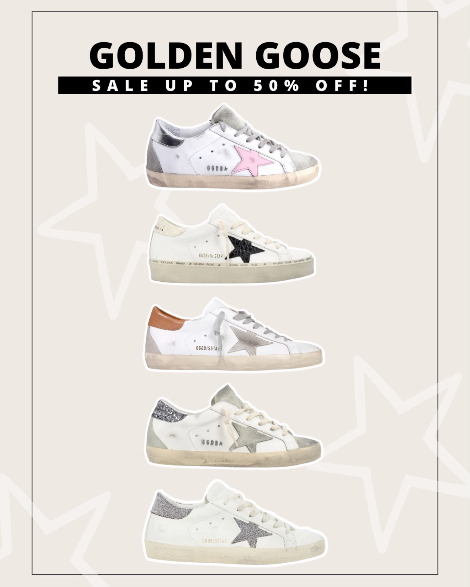 Golden goose outlet hi star soldes