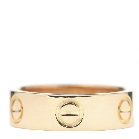 CARTIER 18K Yellow Gold 5.5mm LOVE Ring 50 5.25 | Fashionphile