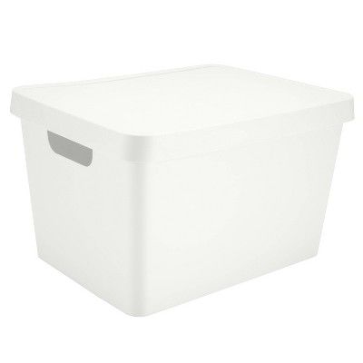 Simplify Large Storage Box with Lid White | Target