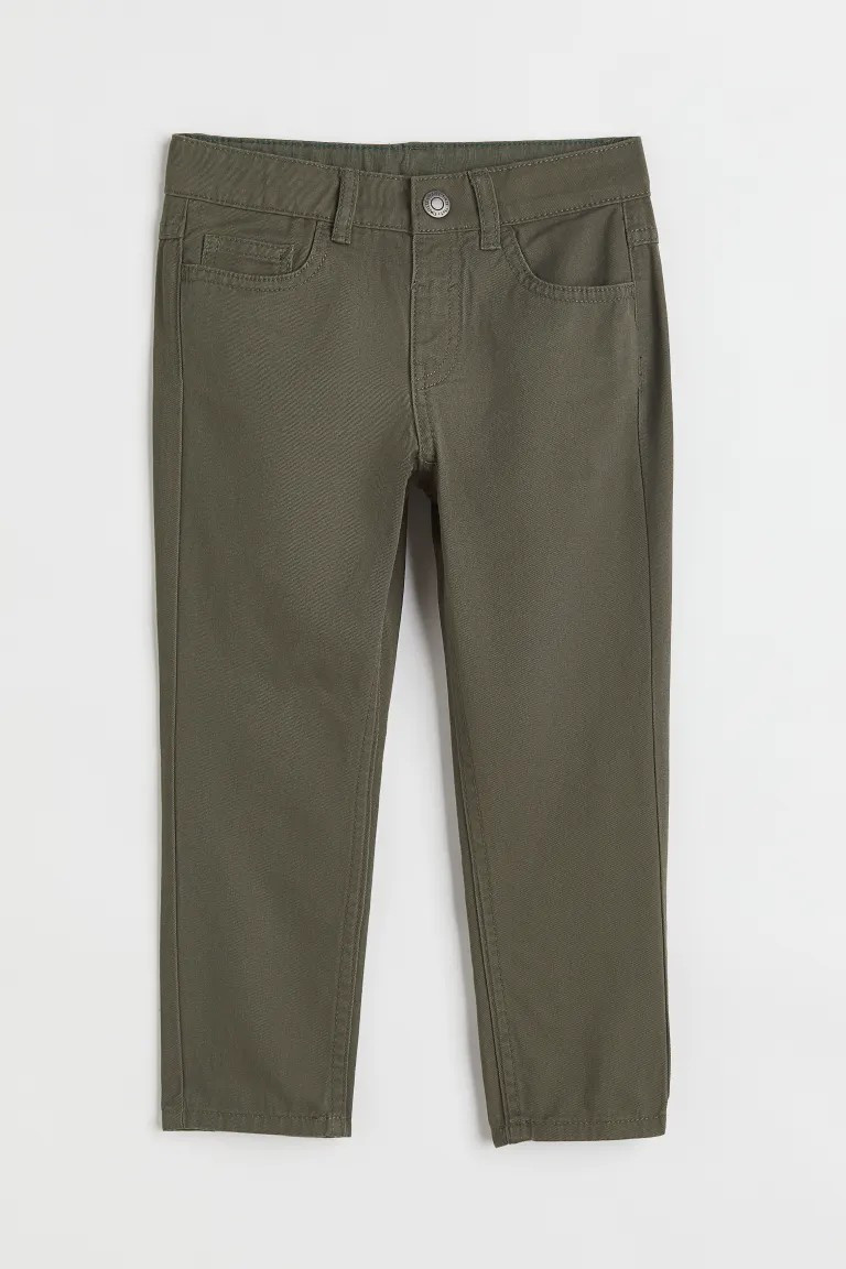 Relaxed Fit Twill Pants | H&M (US + CA)