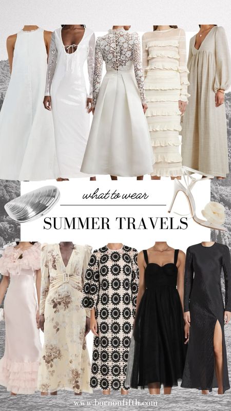 What to wear for your summer travels! Pretty dresses and skirt sets for those fancier dress up evenings 

#LTKstyletip #LTKSeasonal #LTKtravel