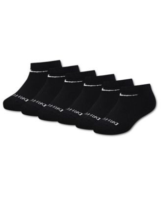 Boys' and Girls' 5-7 No-Show Socks, 6-Pack | Macy's