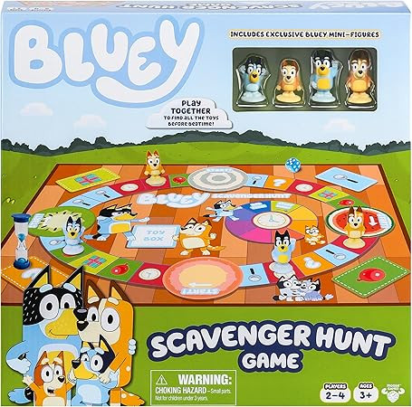 Bluey Scavenger Hunt Game. A Fun Board Game Full of Fun Activities to Perform, Things to Find and... | Amazon (US)