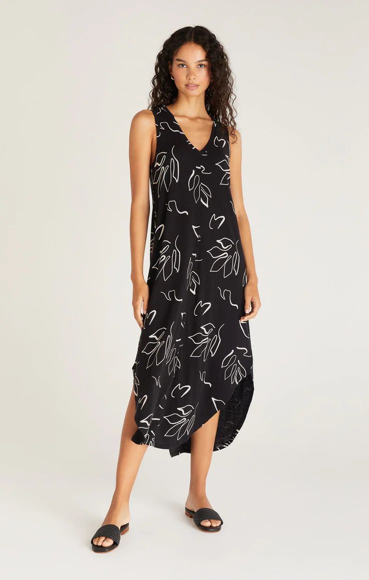 Reverie Abstract Floral Midi Dress | Z Supply