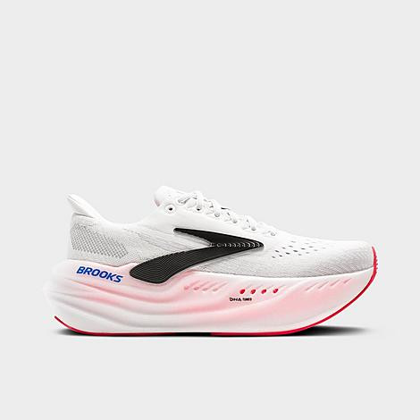 Brooks Women's Glycerin Max Running Shoes in White/Black/Diva Pink Size: 10.5 | Finish Line (US)