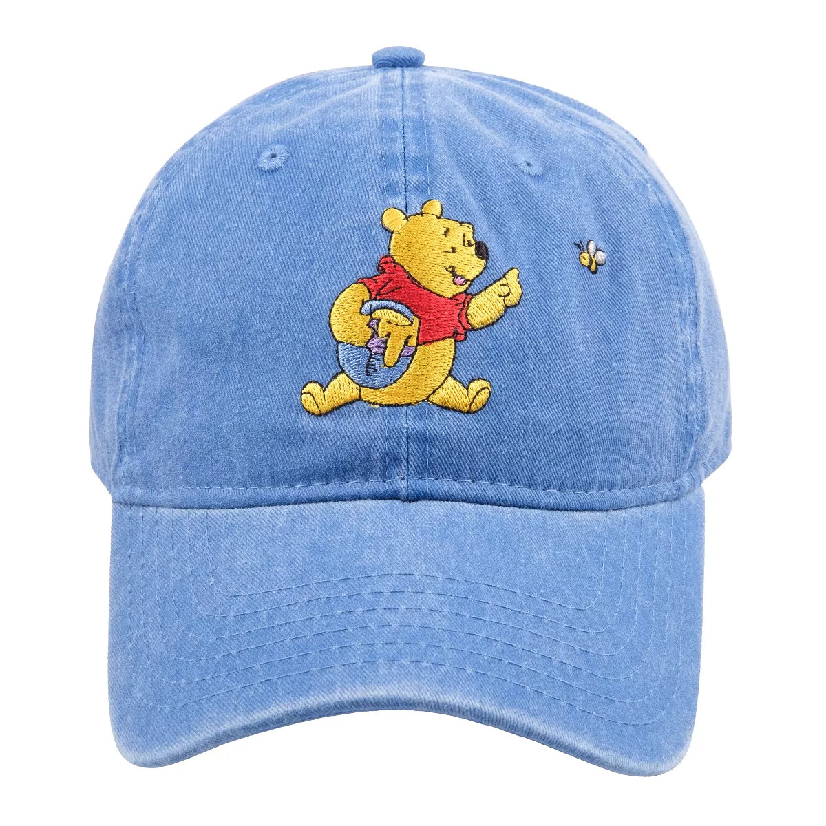 Disney Adult Winnie The Pooh Be Kind To Yourself Two Tone Dad Hat White/Pink One Size | Target