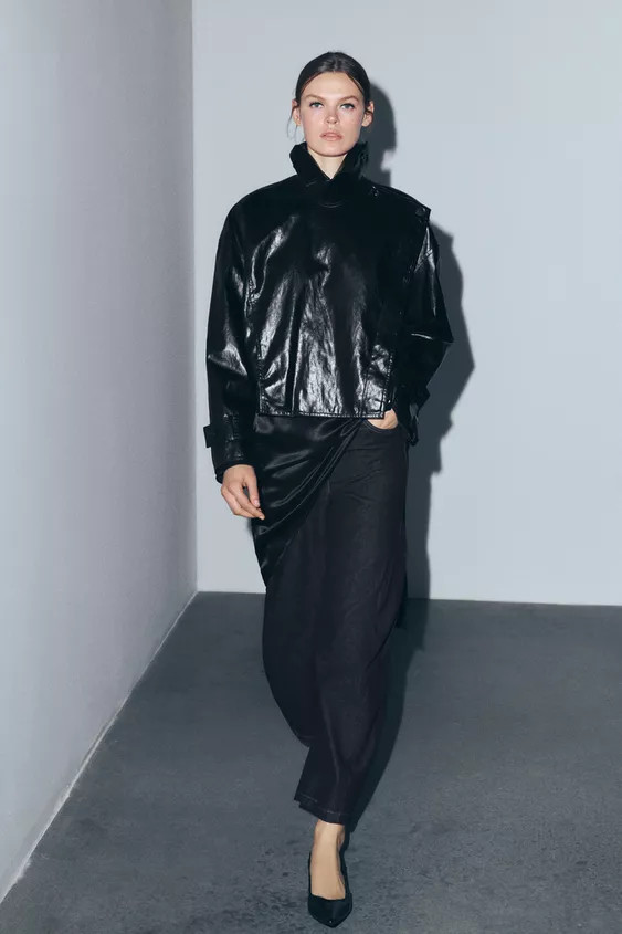 ZW COLLECTION SHINY JACKET | Zara US