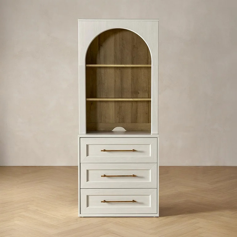 Mopio Blake Storage Cabinet with Hutch, Sideboard Buffet Cabinet with Storage, Kitchen Pantry Cab... | Walmart (US)