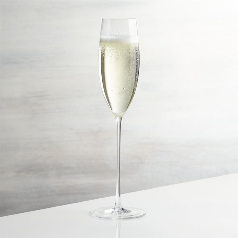 Camille Long Stem Champagne Glass + Reviews | Crate and Barrel | Crate & Barrel