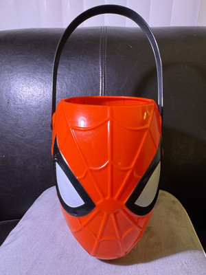 Marvel Spider-Man Figural Plastic Bucket Basket For Halloween Or Easter | eBay US