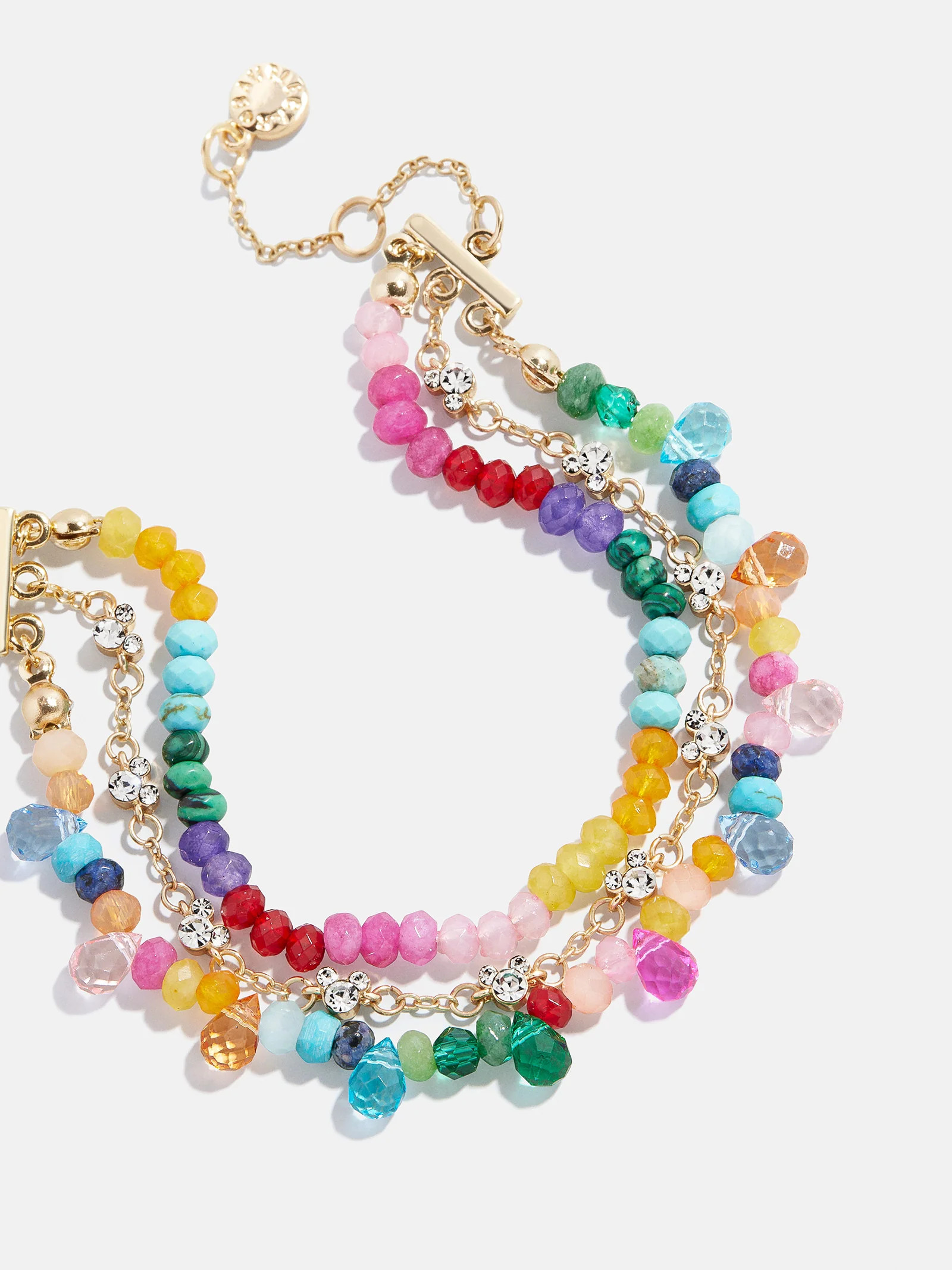 Disney Mickey Mouse Semi-Precious Layered Bracelet - Multi | BaubleBar