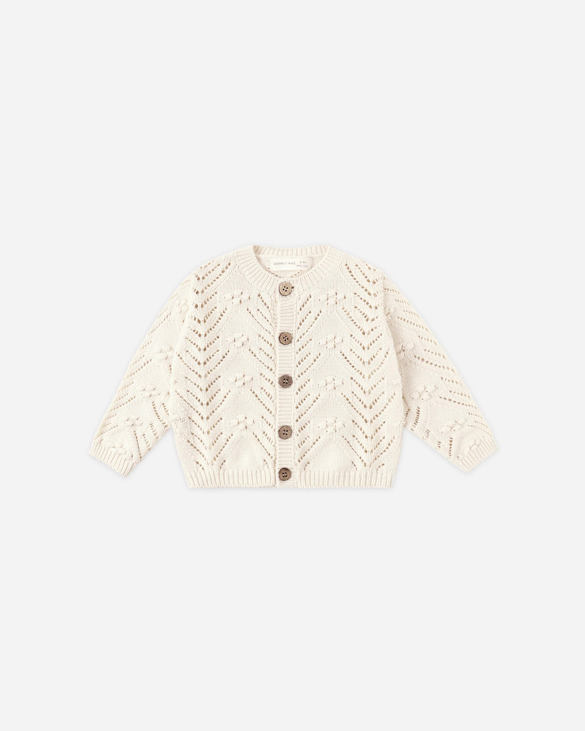 Knit Cardigan Natural | Rylee + Cru