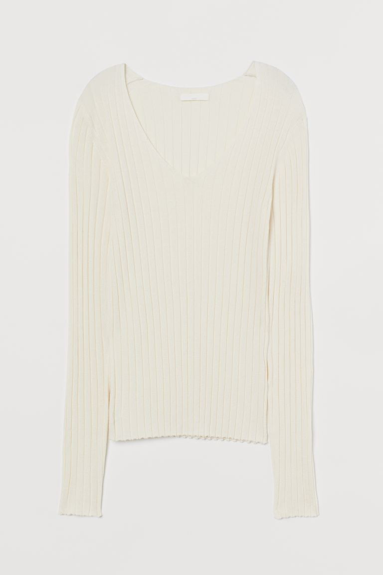 Rib-knit top | H&M (UK, MY, IN, SG, PH, TW, HK)