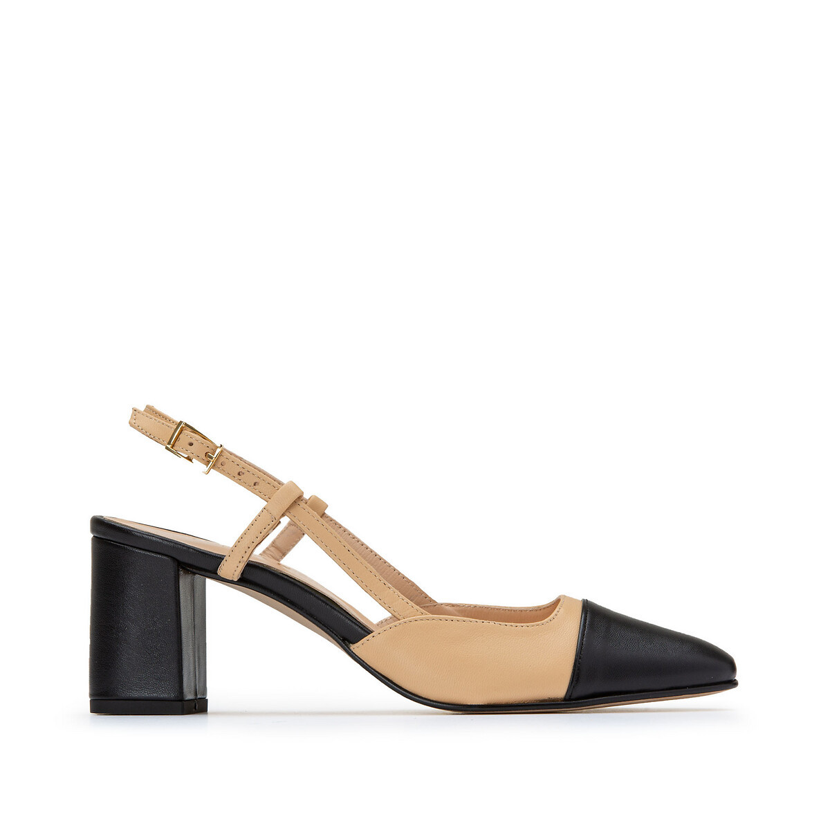 Dhapop Leather Heels | La Redoute (UK)